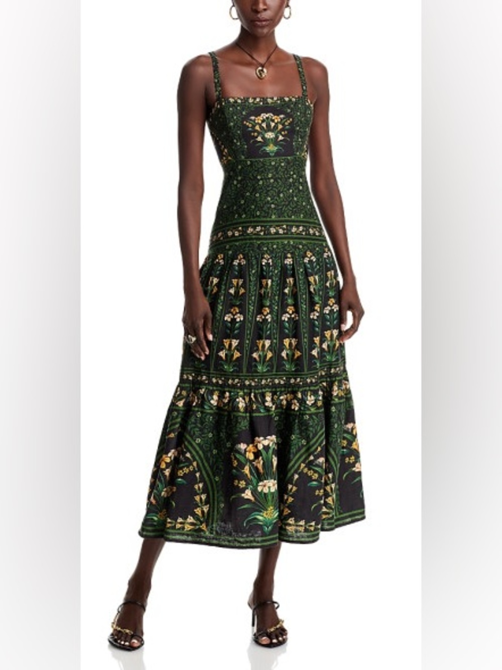 FARM Rio Flowers Arch Sleeveless Maxi Dress Size S